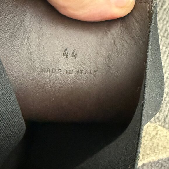 Bottega Veneta Military Calf Black Leather Brown & Black Tire Boot 630284 - Picture 15 of 16